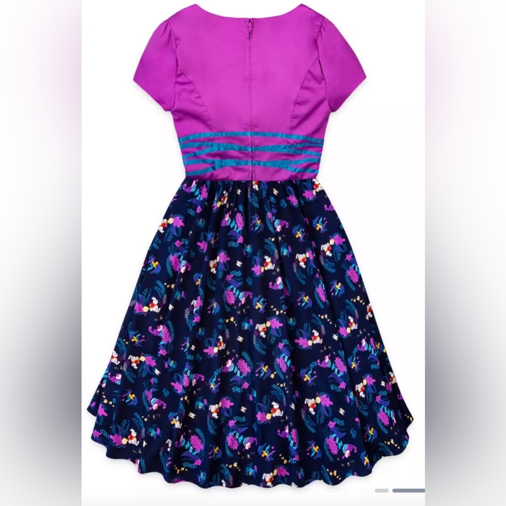 Purple and Blue Floral Dress - Picture 2 of 15
